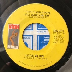 Little Milton That's What Love Will Make You Do Vinyl 45 Record